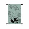 Chill Friends. Panda, koala & luiaard illustratie. Deze lijntekening is geschikt voor muurtekenig, poster, wandkleed en kaarten