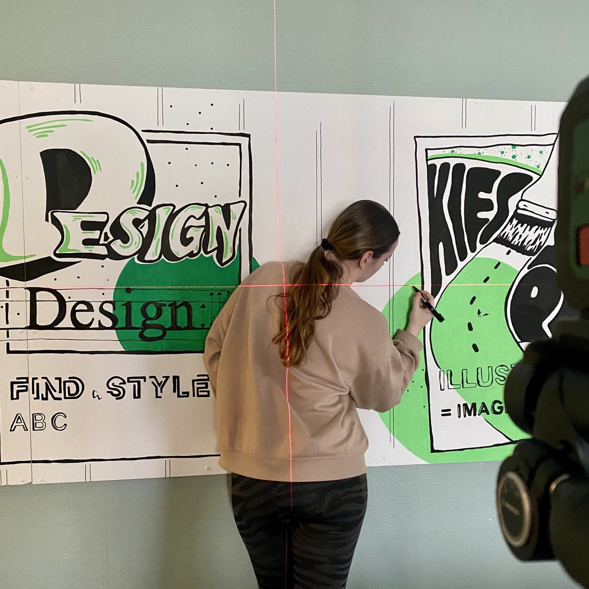 deze studenten creëren een motiverende leeromgeving met een muurtekening